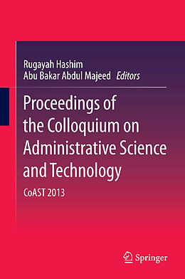 eBook (pdf) Proceedings of the Colloquium on Administrative Science and Technology de 