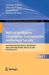 Kartonierter Einband Artificial Intelligence, Computation, Communication and Network Security von