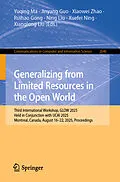 E-Book (pdf) Generalizing from Limited Resources in the Open World von 