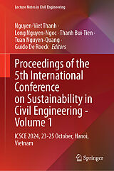Fester Einband Proceedings of the 5th International Conference on Sustainability in Civil Engineering - Volume 1 von 