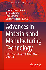Fester Einband Advances in Materials and Manufacturing Technology von 