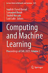Kartonierter Einband Computing and Machine Learning von 
