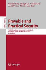Kartonierter Einband Provable and Practical Security von 