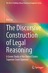 Fester Einband The Discursive Construction of Legal Reasoning von Nan Lu