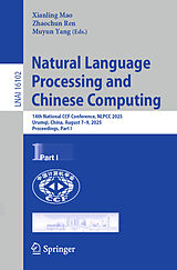 Kartonierter Einband Natural Language Processing and Chinese Computing von 