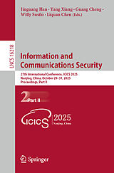 Kartonierter Einband Information and Communications Security von 