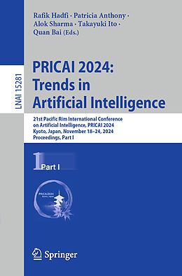 Couverture cartonnée PRICAI 2024: Trends in Artificial Intelligence de 