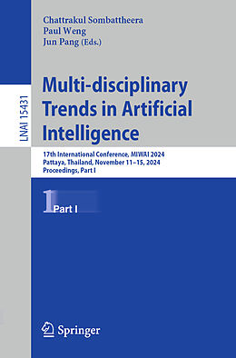 Couverture cartonnée Multi-disciplinary Trends in Artificial Intelligence de 