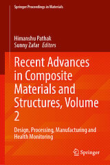 Fester Einband Recent Advances in Composite Materials and Structures, Volume 2 von 
