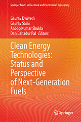 Fester Einband Clean Energy Technologies: Status and Perspective of Next-Generation Fuels von 