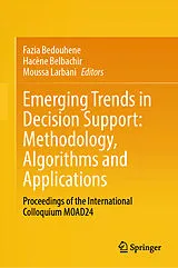 E-Book (pdf) Emerging Trends in Decision Support: Methodology, Algorithms and Applications von 