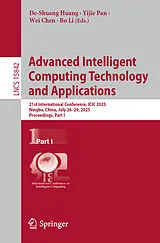 E-Book (pdf) Advanced Intelligent Computing Technology and Applications von 