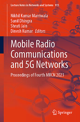 Couverture cartonnée Mobile Radio Communications and 5G Networks de 