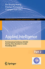 Couverture cartonnée Applied Intelligence de 