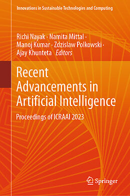 eBook (pdf) Recent Advancements in Artificial Intelligence de 
