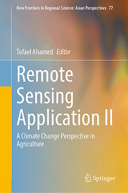 Livre Relié Remote Sensing Application II de 