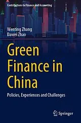 Kartonierter Einband (Kt) Green Finance in China von Wenting Zhang, Dawei Zhao