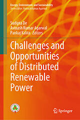 Livre Relié Challenges and Opportunities of Distributed Renewable Power de 
