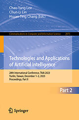 E-Book (pdf) Technologies and Applications of Artificial Intelligence von 