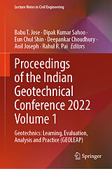 E-Book (pdf) Proceedings of the Indian Geotechnical Conference 2022 Volume 1 von 