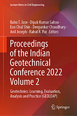 E-Book (pdf) Proceedings of the Indian Geotechnical Conference 2022 Volume 2 von 