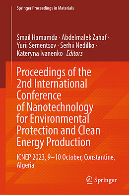 eBook (pdf) Proceedings of the 2nd International Conference of Nanotechnology for Environmental Protection and Clean Energy Production de 