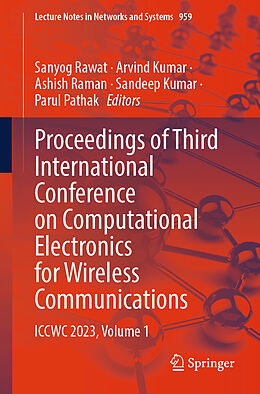 Couverture cartonnée Proceedings of Third International Conference on Computational Electronics for Wireless Communications de 