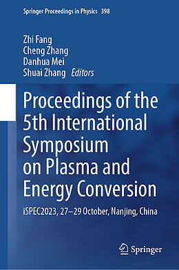 Livre Relié Proceedings of the 5th International Symposium on Plasma and Energy Conversion de 