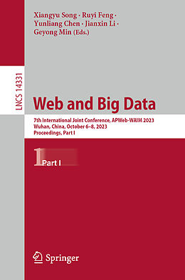 Couverture cartonnée Web and Big Data de Geyong Min