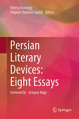 Livre Relié Persian Literary Devices: Eight Essays de 