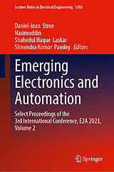 Livre Relié Emerging Electronics and Automation de 