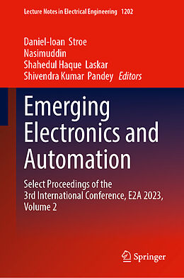 Livre Relié Emerging Electronics and Automation de 