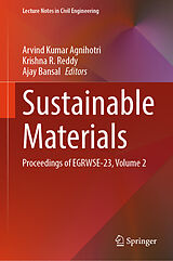 Livre Relié Sustainable Materials de 