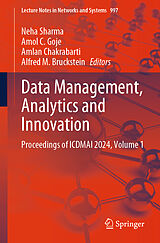 Couverture cartonnée Data Management, Analytics and Innovation de 