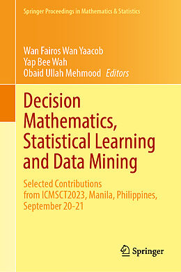 Livre Relié Decision Mathematics, Statistical Learning and Data Mining de 