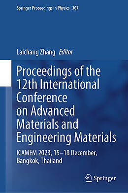 eBook (pdf) Proceedings of the 12th International Conference on Advanced Materials and Engineering Materials de 