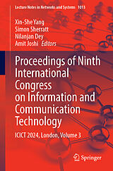 Kartonierter Einband Proceedings of Ninth International Congress on Information and Communication Technology von 
