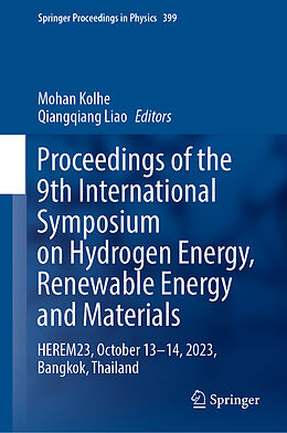 Livre Relié Proceedings of the 9th International Symposium on Hydrogen Energy, Renewable Energy and Materials de 