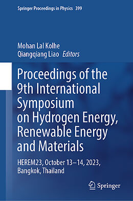 eBook (pdf) Proceedings of the 9th International Symposium on Hydrogen Energy, Renewable Energy and Materials de 