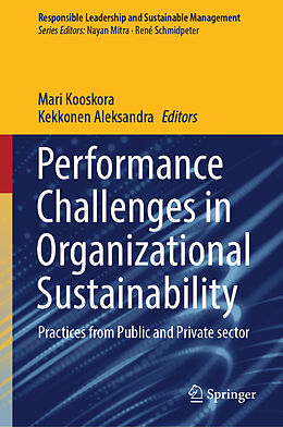 Livre Relié Performance Challenges in Organizational Sustainability de 