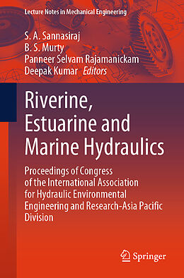 Couverture cartonnée Riverine, Estuarine and Marine Hydraulics de 