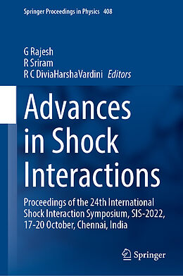 Livre Relié Advances in Shock Interactions de 