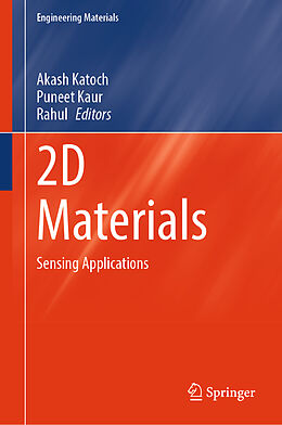 Livre Relié 2D Materials de 