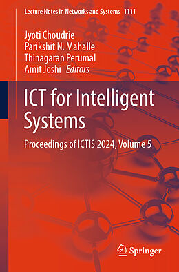 Couverture cartonnée ICT for Intelligent Systems de 