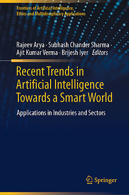 Livre Relié Recent Trends in Artificial Intelligence Towards a Smart World de 