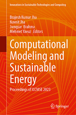 Livre Relié Computational Modeling and Sustainable Energy de 