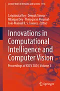 E-Book (pdf) Innovations in Computational Intelligence and Computer Vision von 
