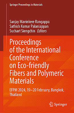 Livre Relié Proceedings of the International Conference on Eco-friendly Fibers and Polymeric Materials de 