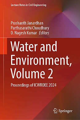 Livre Relié Water and Environment, Volume 2 de 