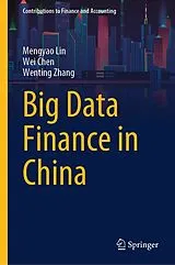 Fester Einband Big Data Finance in China von Mengyao Lin, Wei Chen, Wenting Zhang
